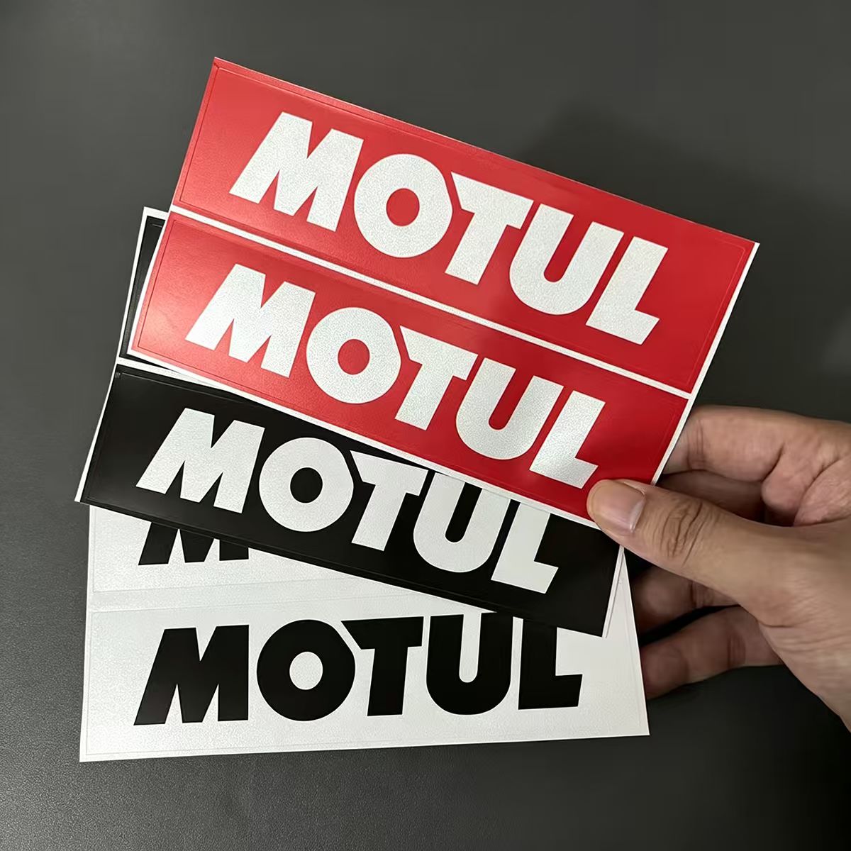 Castrol Oil Gtx - Yansıtıcı MOTUL Etiket Logosu Motosiklet Tankı
