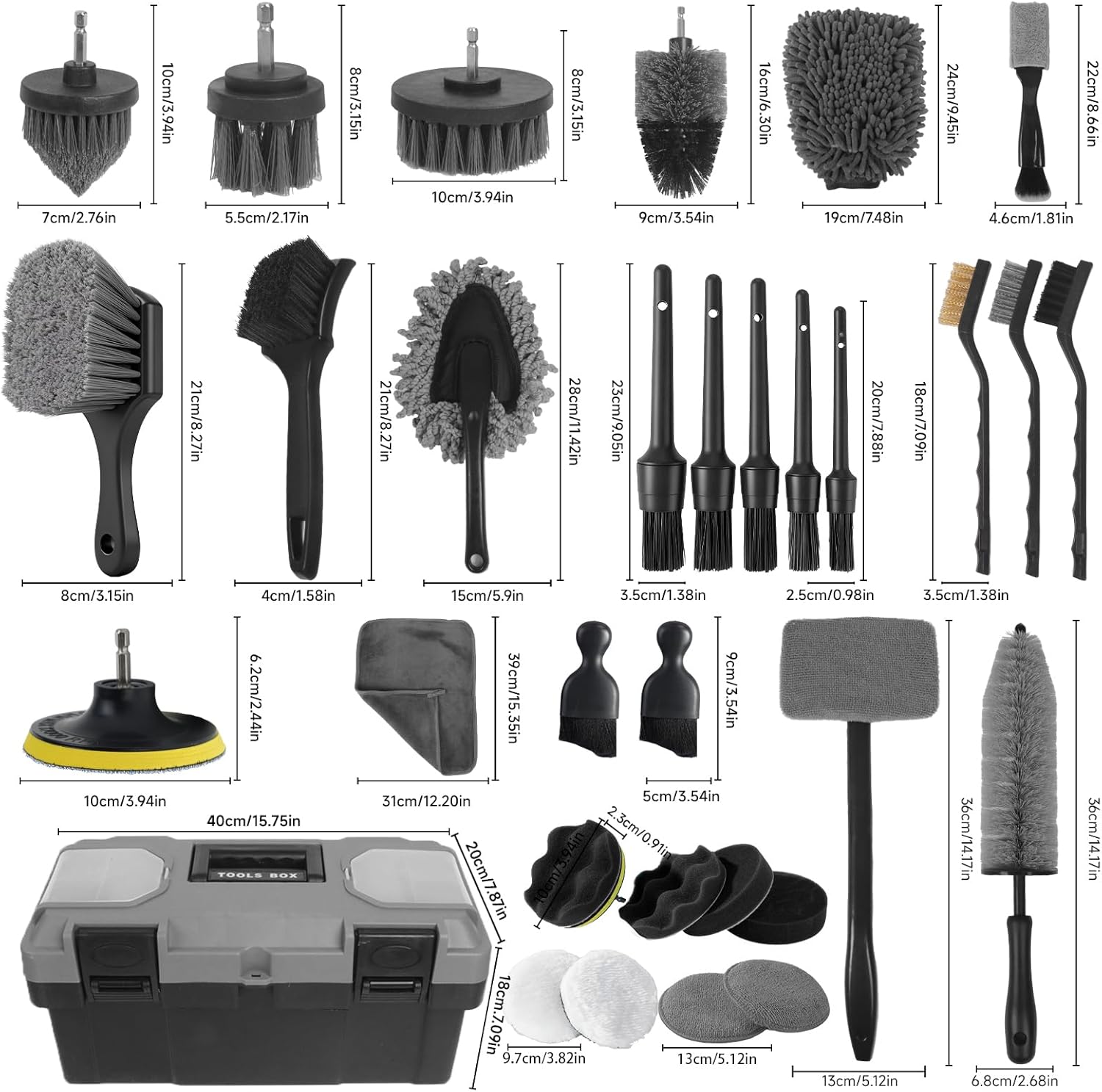 Araba Detaylandırma Seti, 36 P - Interior Detailing Kit incelemesi ve fiyatı