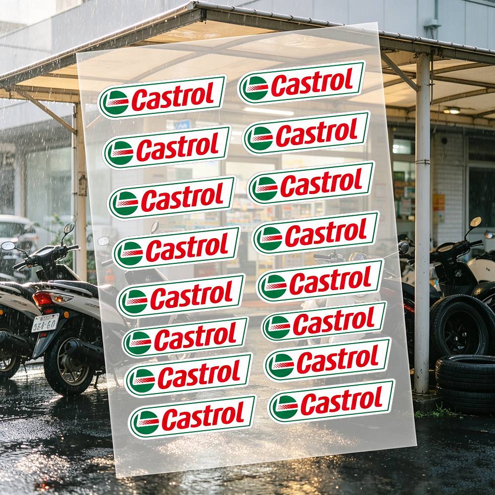C-Castrol LOGO Motosiklet Çıka - Castrol Oil Gtx incelemesi ve fiyatı