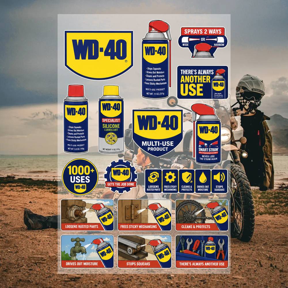 W-D-40 Estetik Graffiti Su Geç - Castrol Oil Gtx incelemesi ve fiyatı