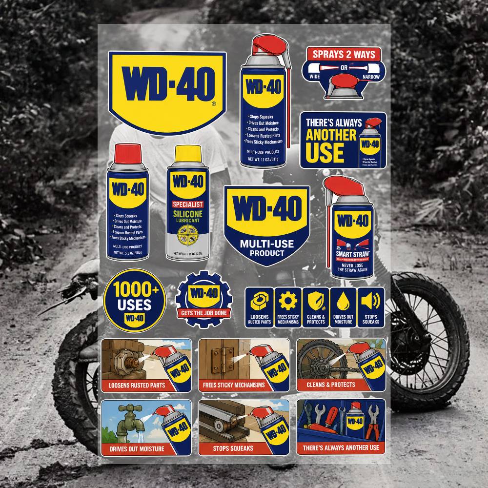 W-D-40 Estetik Graffiti Su Geç - Castrol Oil Gtx incelemesi ve fiyatı
